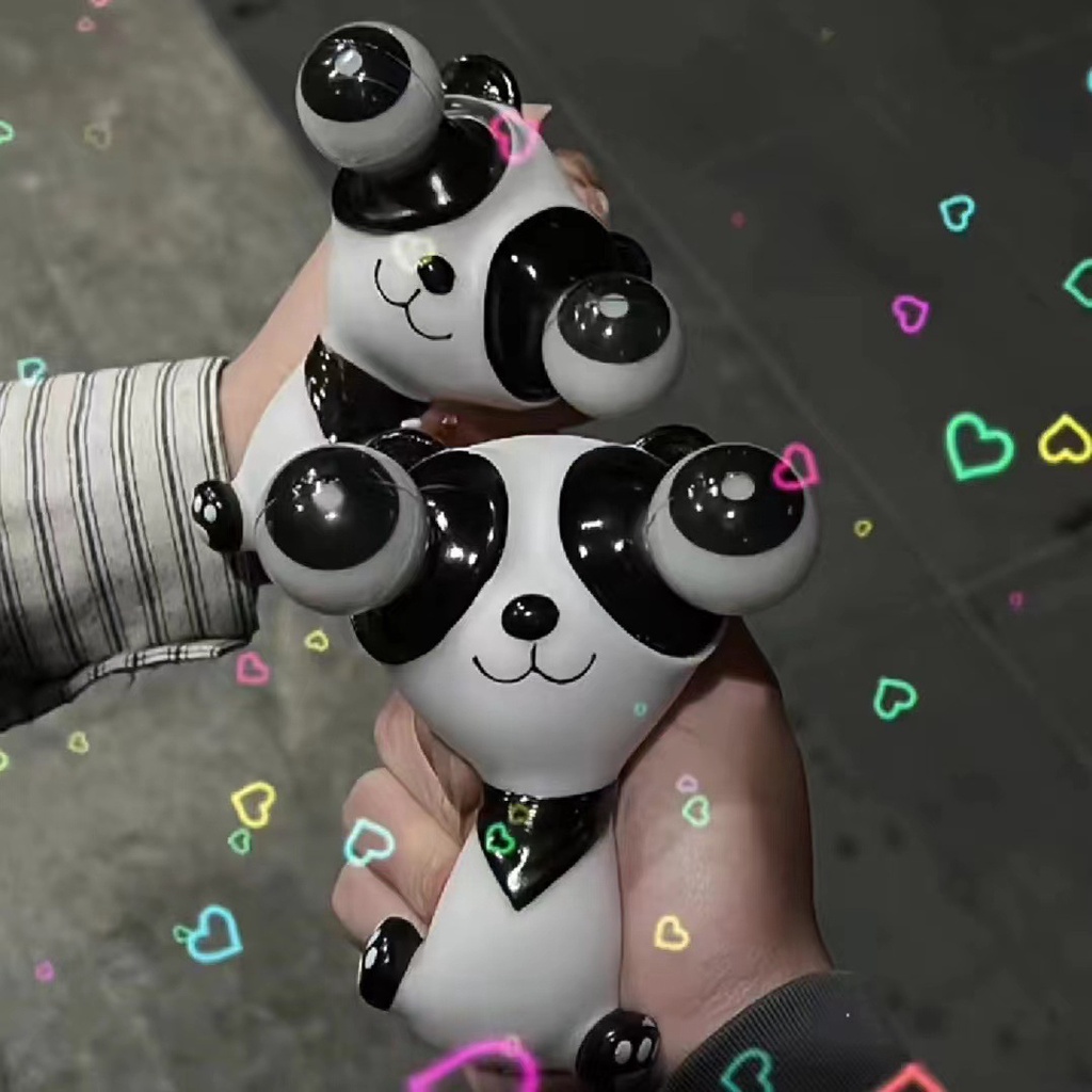 Đồ Chơi Nắn Bóp Đàn Hồi Giảm stress Hình Gấu Trúc