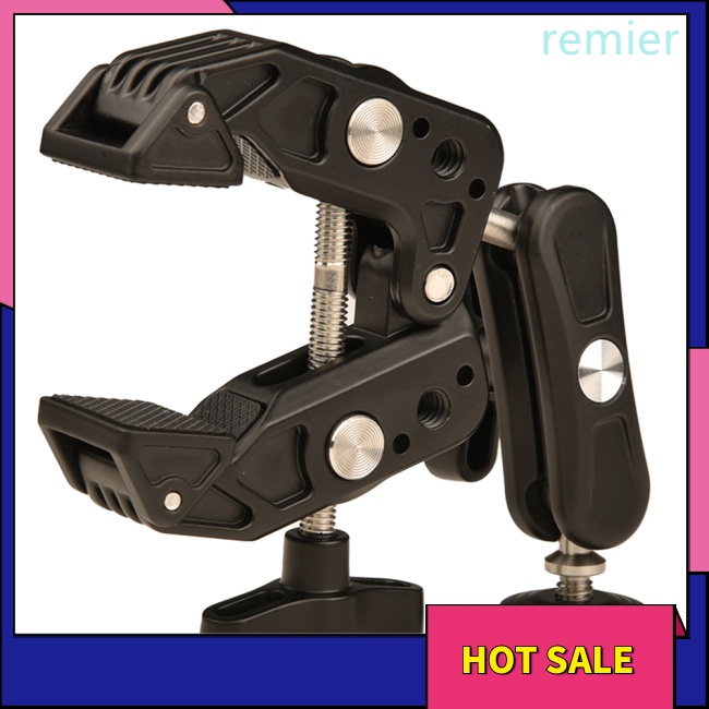 Kẹp máy ảnh re 360-degre ball head magic arm kẹp với 1/4 3/8 "lỗ cho màn hình máy ảnh slr micrô đèn led