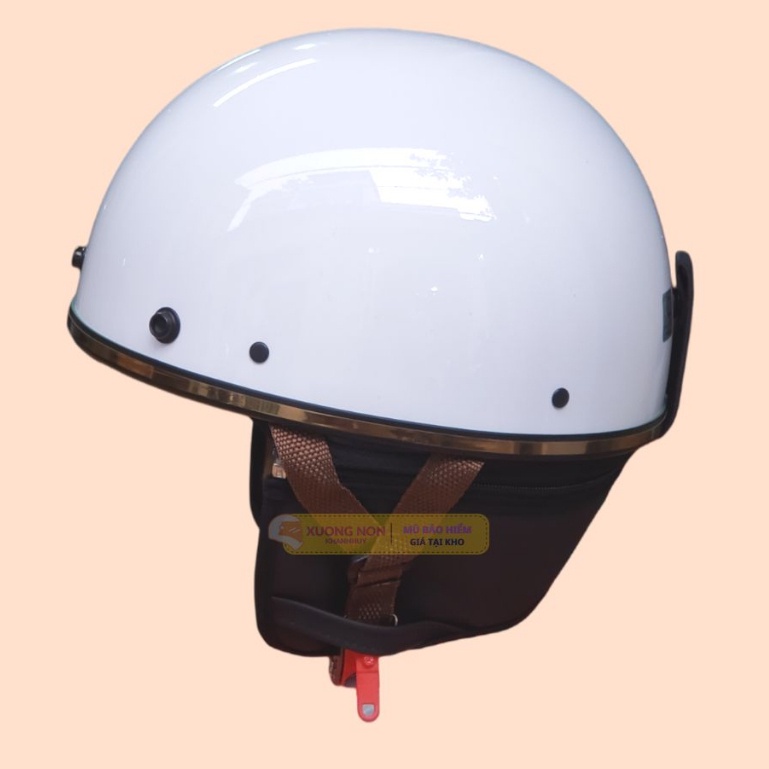 MŨ BẢO HIỂM 1/2 PUG Version Harley Bảo Hành 12 Tháng_NÓN BẢO HIỂM 1/2