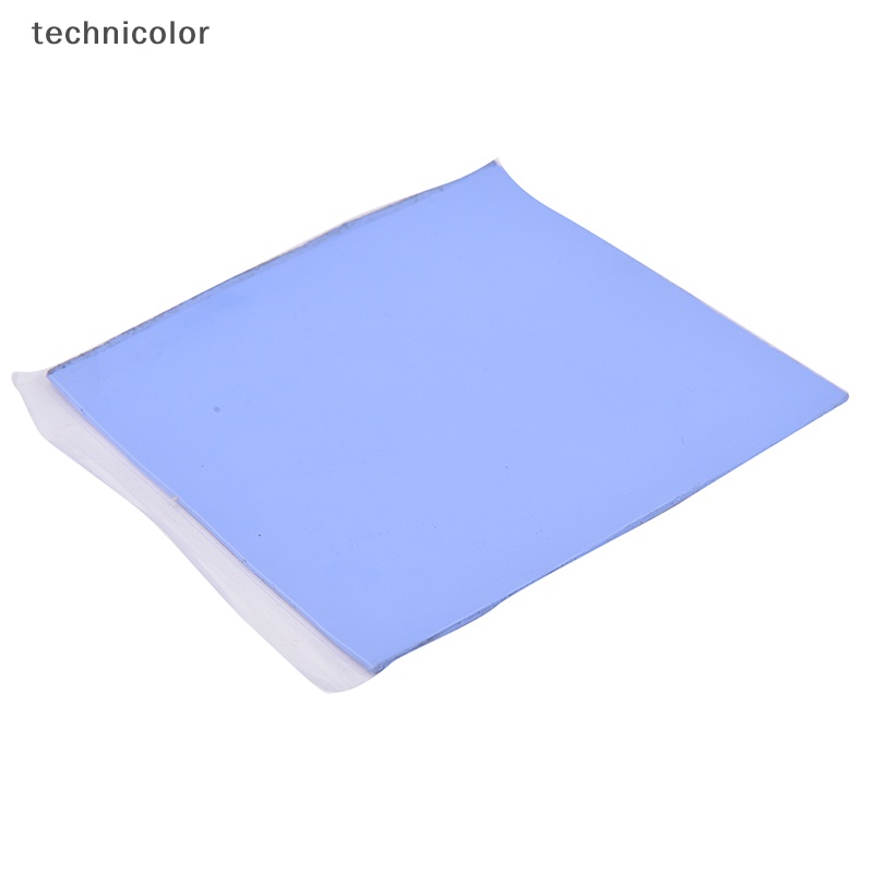 Giảm giá tản nhiệt cpu gpu màu xanh lam làm mát tấm silicon dẫn nhiệt 100mmx100mmx1.5mm shop