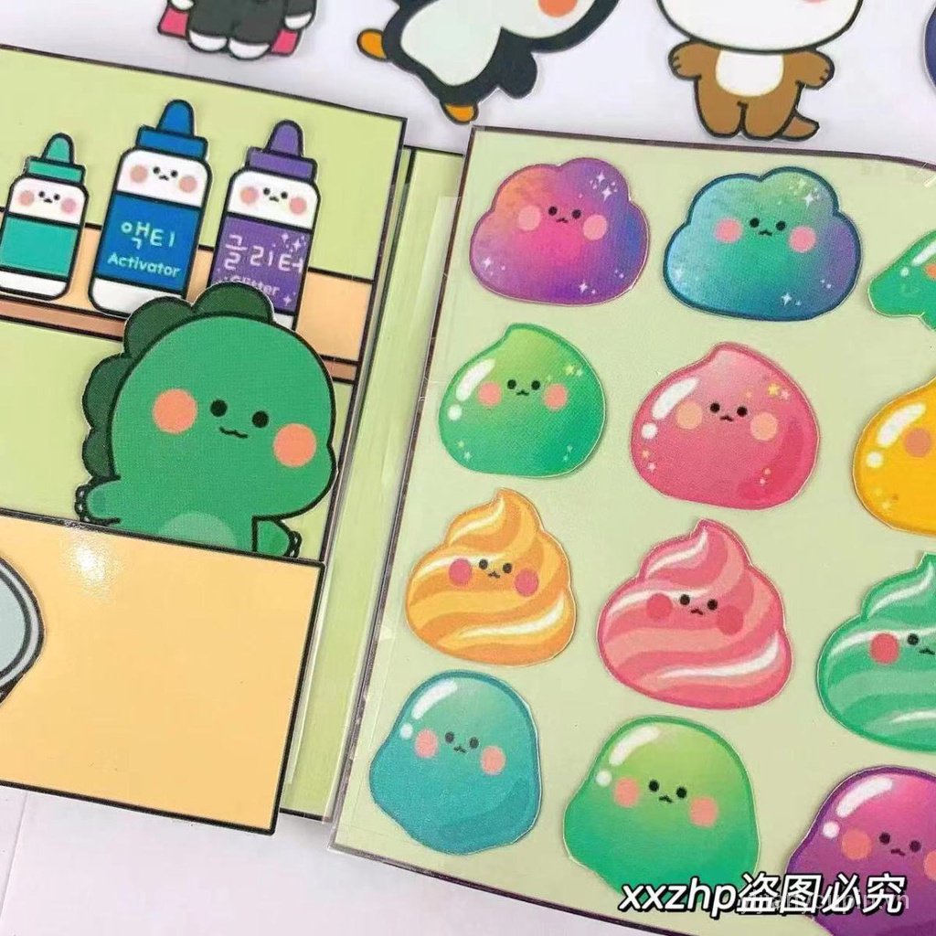Sách Đồ Chơi Slime Quán Cà Phê Pinch Phát Nhạc Sáng Tạo DIY