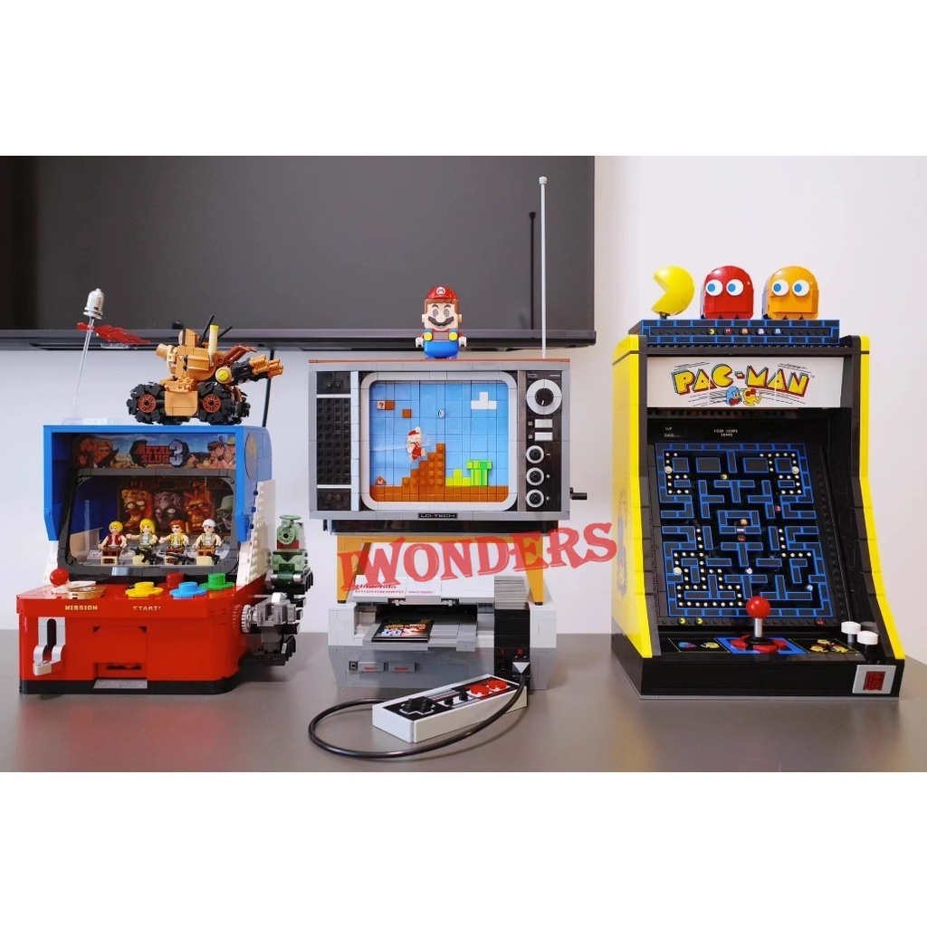 Đồ Chơi Lắp Ráp Mô Hình Máy Chơi Game Arcade DIY