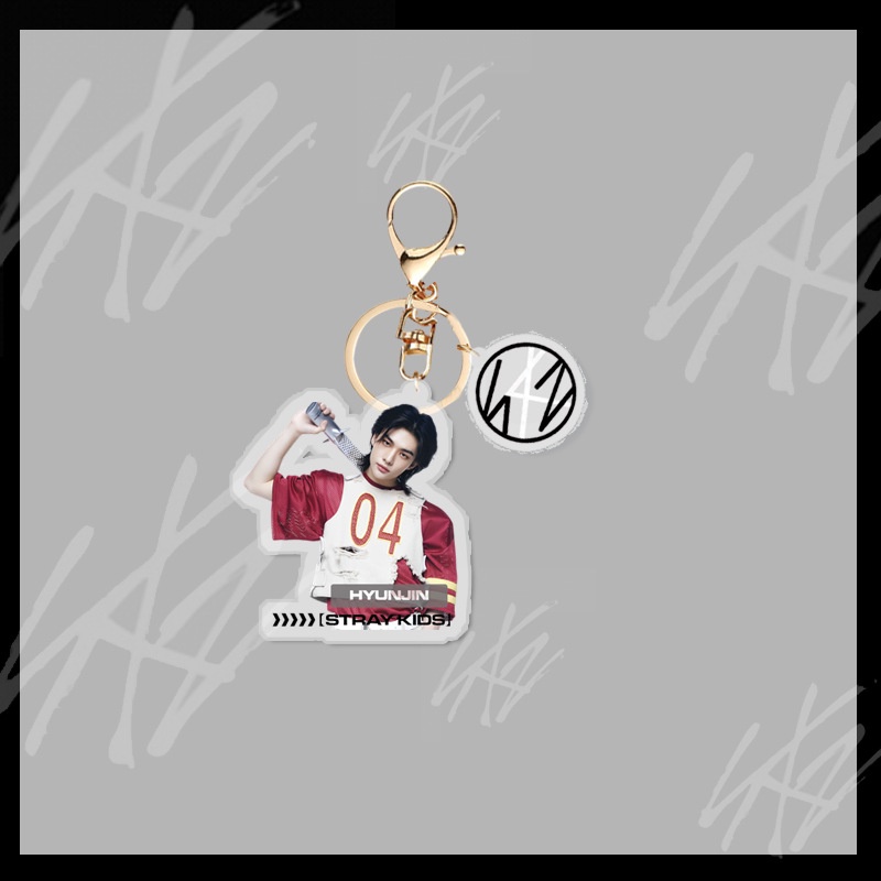 Móc Chìa Khóa Bằng Acrylic In Hình Nhóm Nhạc Kpop Stray Kids Mới