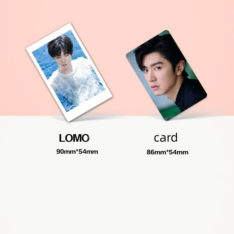 Set 20 Tấm Thẻ Ảnh lomo In Chữ Hidden Love Duan Jiaxu Chen Zheyuan Zhao Lusi Sang Zhi