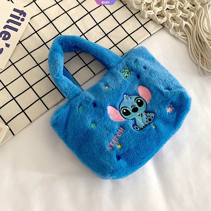 SANRIO Túi Xách Tay Bằng Vải Bông Hình Cinnamoroll Kuromi My Melody Hello Kitty Stitch Dễ Thương Cho Nữ
