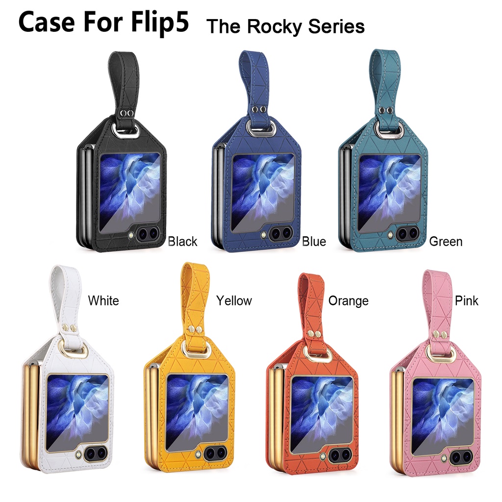 Vỏ nắp gập sang trọng cho samsung galaxy z flip5 thời trang samsung z flip5 flip z 5 vỏ điện thoại thiết kế