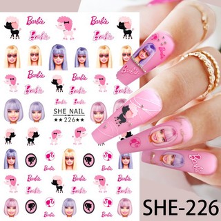 Sticker nail 3d | barbie mới 2023 | trang trí móng tay