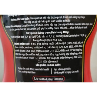 (CHIN-SU CHAI LỚN 1 Kg) TƯƠNG ỚT CHINSU (đậm vị cay, bùng vị ngon) Chilli Sauce