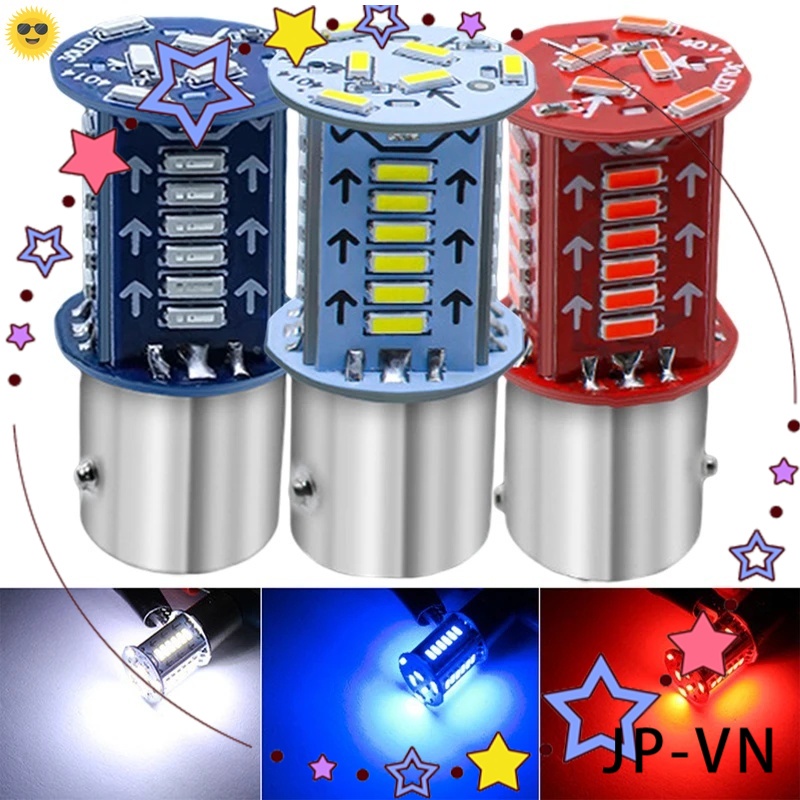 Xe máy đèn led phanh đèn nhấp nháy đèn đuôi xe đèn lùi 1157 trắng đỏ xanh bóng đèn jpvn