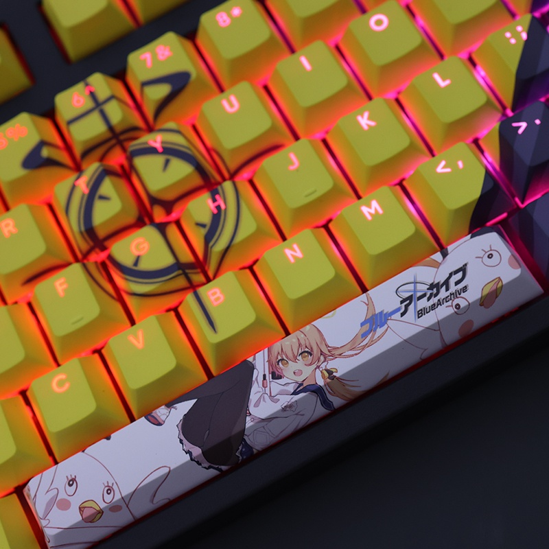 Ajitani hifumi keycaps cherry profile blue archive pbt dye sub bàn phím cơ keycap
