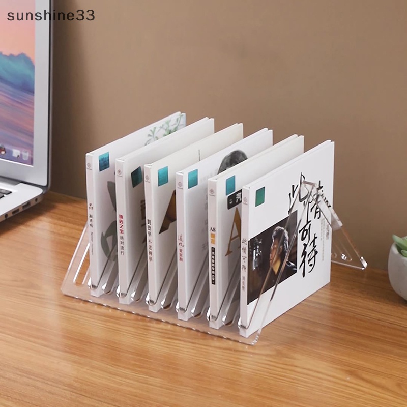 Su 12 khe acrylic vinyl để bàn màn hình ghi lại giá đỡ giá đỡ đĩa cd giá đỡ mặt bàn bộ sưu tập album bộ tổ chức n