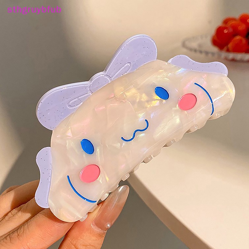 Sthb thiết kế sáng tạo dễ thương axit axetic lấy kẹp thời trang hình học phim hoạt hình con chó cá mập kẹp phụ kiện tóc cho phụ nữ cô gái vn