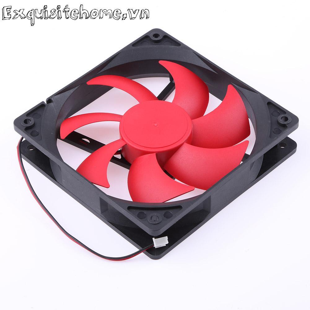 Quạt làm mát 2pin 12cm 120mm dc12v 1800r 120x120x25mm cho pc