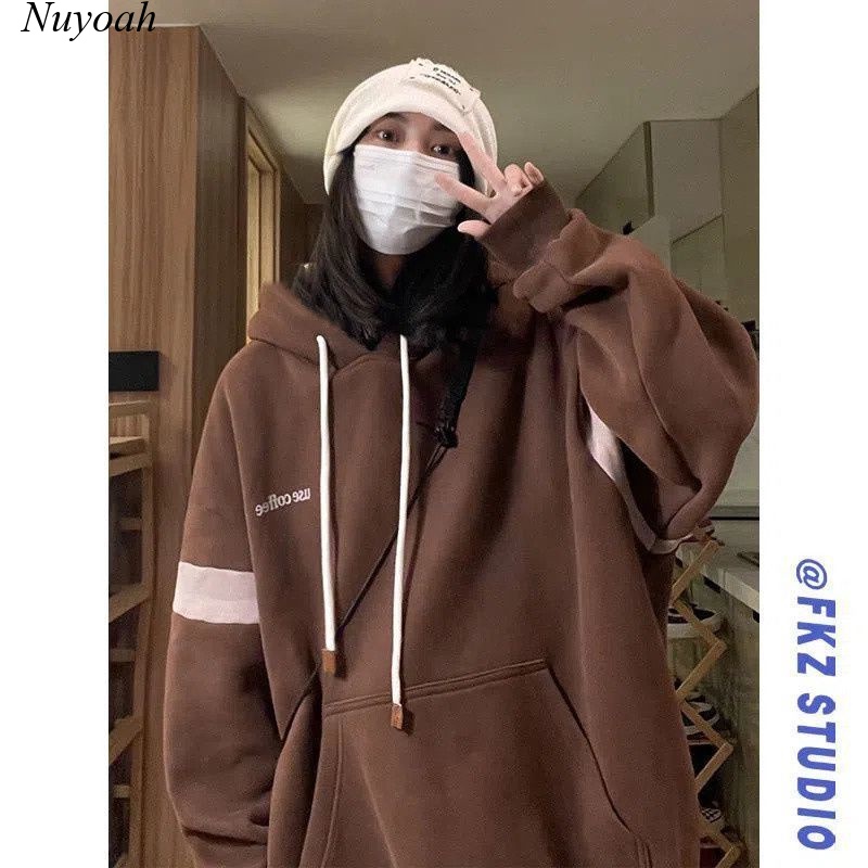 Nuyoah Áo Khoác hoodie áo hoodie  A28J12J