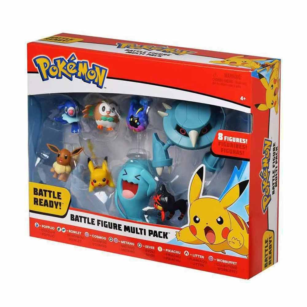 8 Pcs Set Pokemon Pocket Monsters Mega Battle Figure Multi Pack Figures Set