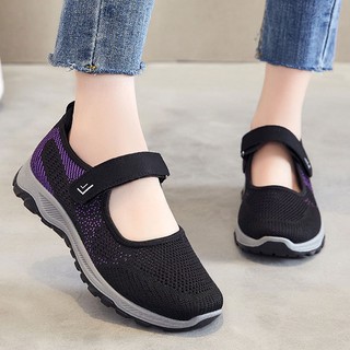 GUDETU  Giày Đi Bộ Thiết Kế Mới Thời Trang Mùa Xuân Hè  Dành Cho Nữ Giày Sandal Khóa Dán Thoải Mái Thời Trang Cho Nữ