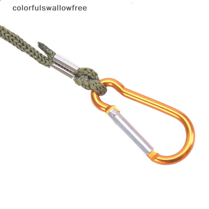 Colorfulswallowfree fishing lock buckle fishing snaps chain stringer with float live fish lock belt abc