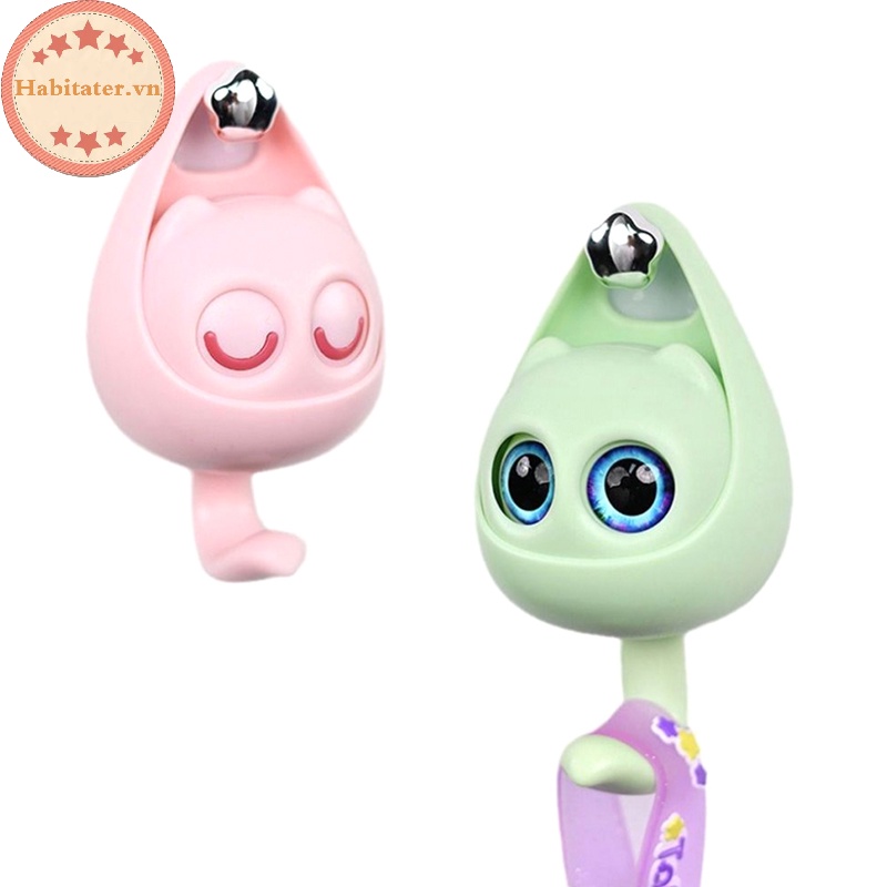 Tater sáng tạo dễ thương phim hoạt hình mèo móc treo tường shlef móc cho quần áo mũ khăn quàng cổ người giữ chìa khóa động vật giá treo đồ trang trí nội thất móc treo vn