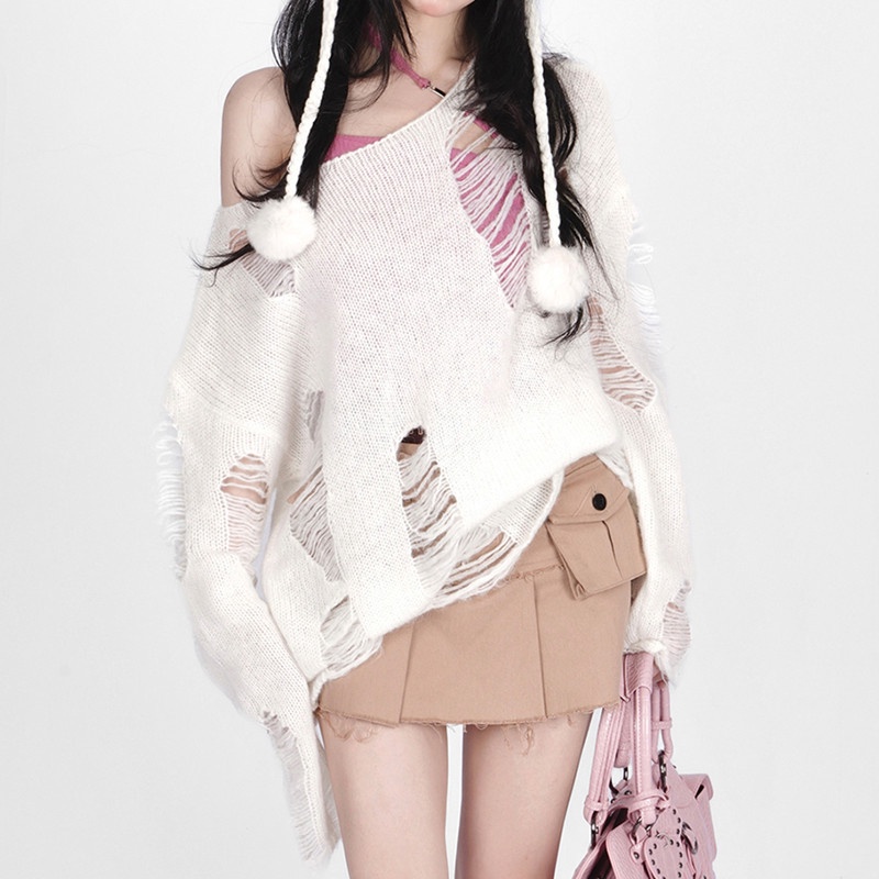 KIKONEY SHOP Áo Len croptop áo tingoan áo nữ kiểu 2023 New Style A21K0H2 null