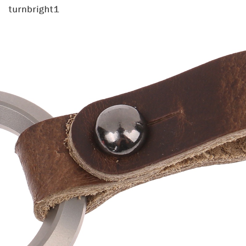 Hợp kim titan thắt lưng da thắt lưng khóa móc khóa mặt dây chuyền xe hơi dụng cụ ngoài trời