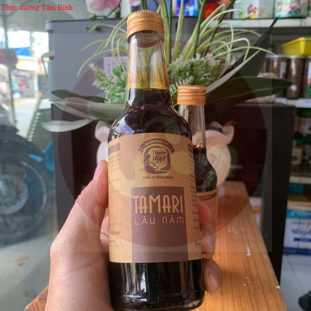 Nước tương Tamari lâu năm Homefood chai 300ml Tâm Bình Foods