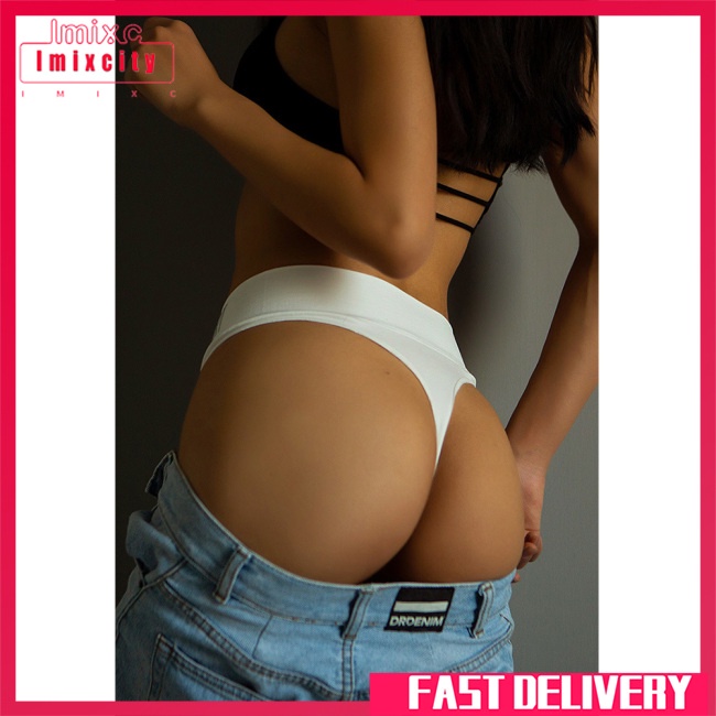 Imixcity phụ nữ sexy giữa eo chuỗi thể thao quần lót cotton đồ lót phụ nữ thời trang thong đồ lót liền mạch tanga