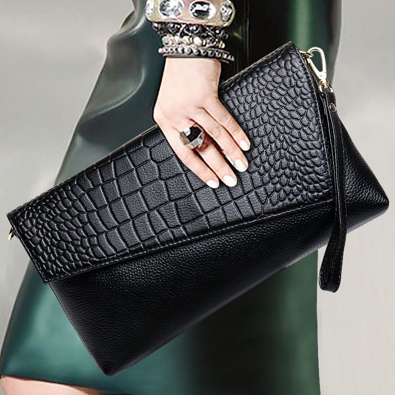 Túi ly hợp kết cấu da thật dành cho nữ thời trang Satchel Phiên bản Hàn Quốc của túi xách nổi tiếng
