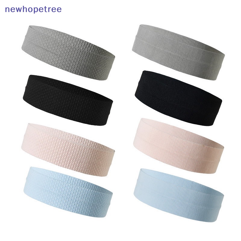 Ntvn non-slip elastic sport headbands running sweat-absorbing yoga spa wash face hairband for women men sports headwrap sweatband oik