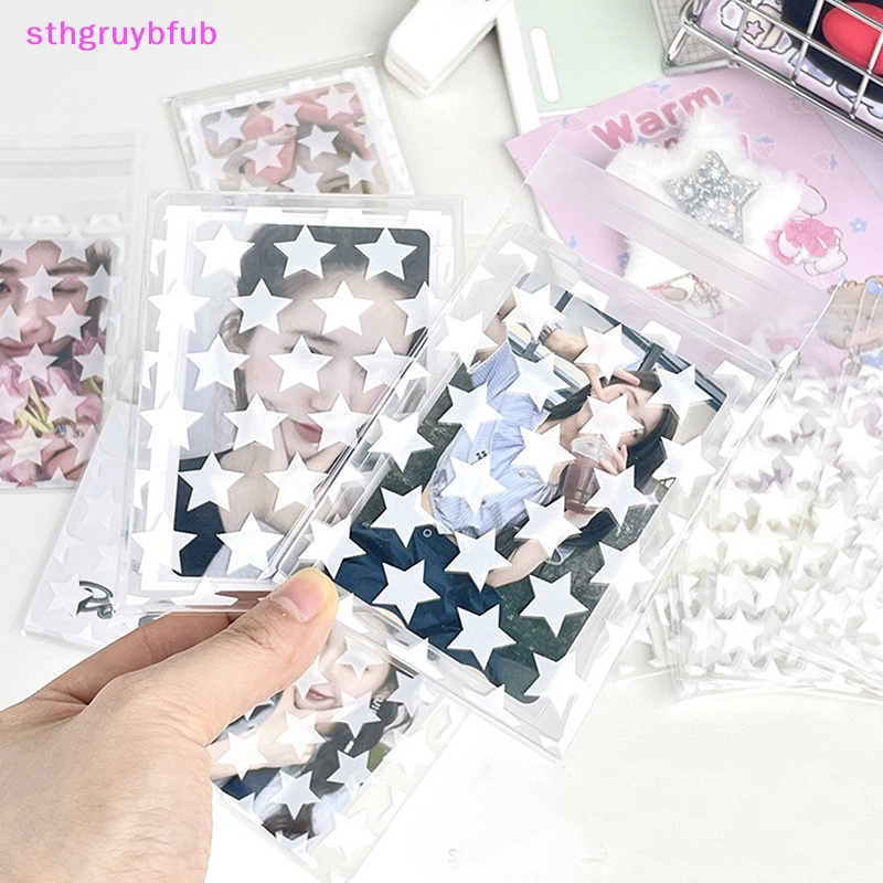 Sthb 50 cái / gói trong suốt star self-adhesive opp bag kpop idol photo cards túi lưu trữ bảo vệ photocard card sleeves vn