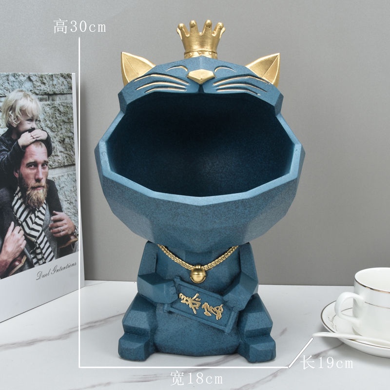 Lối vào bắc âu sáng tạo chìa khóa phòng khách đơn giản máy tính để bàn cún con lưu trữ tiền đồ trang trí thủ công