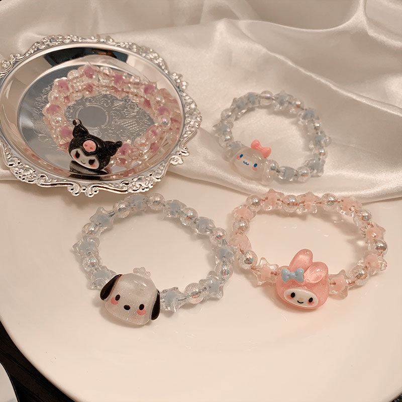 Sanrio Vòng Tay Trang Trí Chuỗi Hạt Lấp Lánh a11