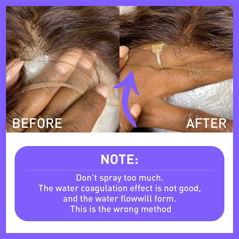 Spray Matching Skin Tones No Residue Lace Melting Spray for Wigs