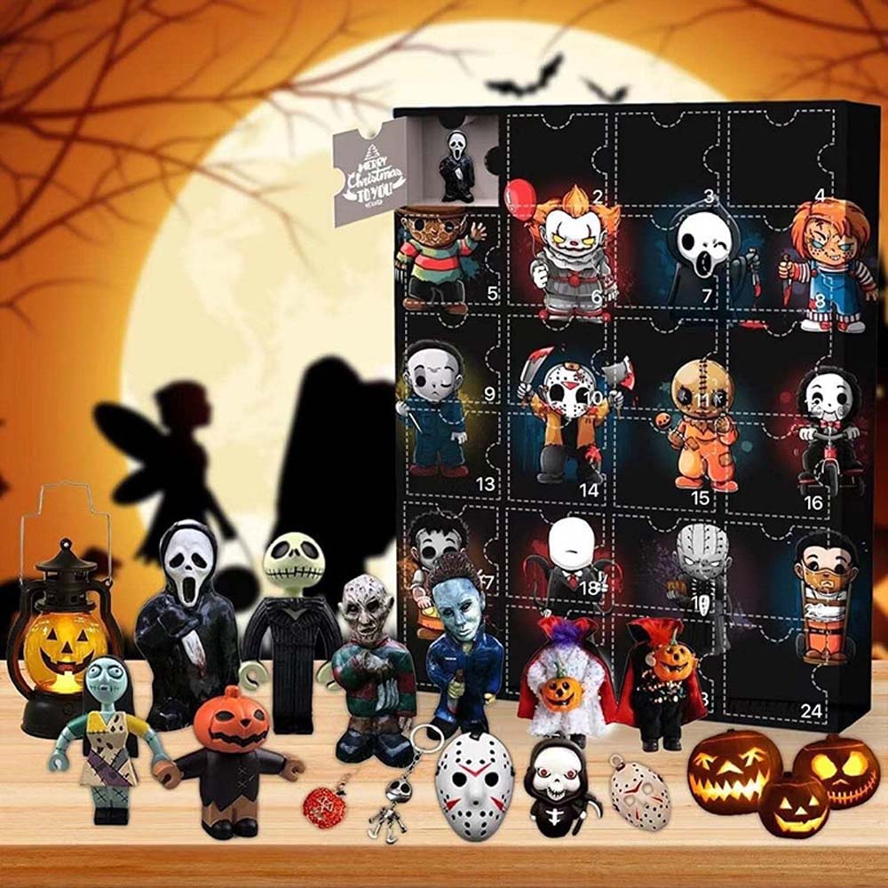 24-hour Halloween Countdown Calendar Blind Box A/B/C Collection Blind Box Gift