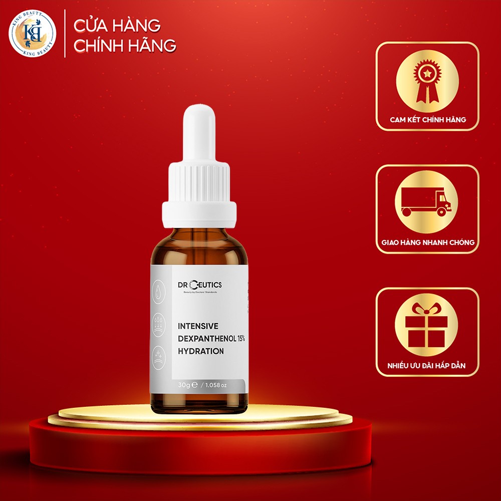 Tinh Chất Cấp Ẩm &amp; Phục Hồi Cho Da Treatment, Da Khô DrCeutics Intensive Dexpanthenol 15% Hydration 30g