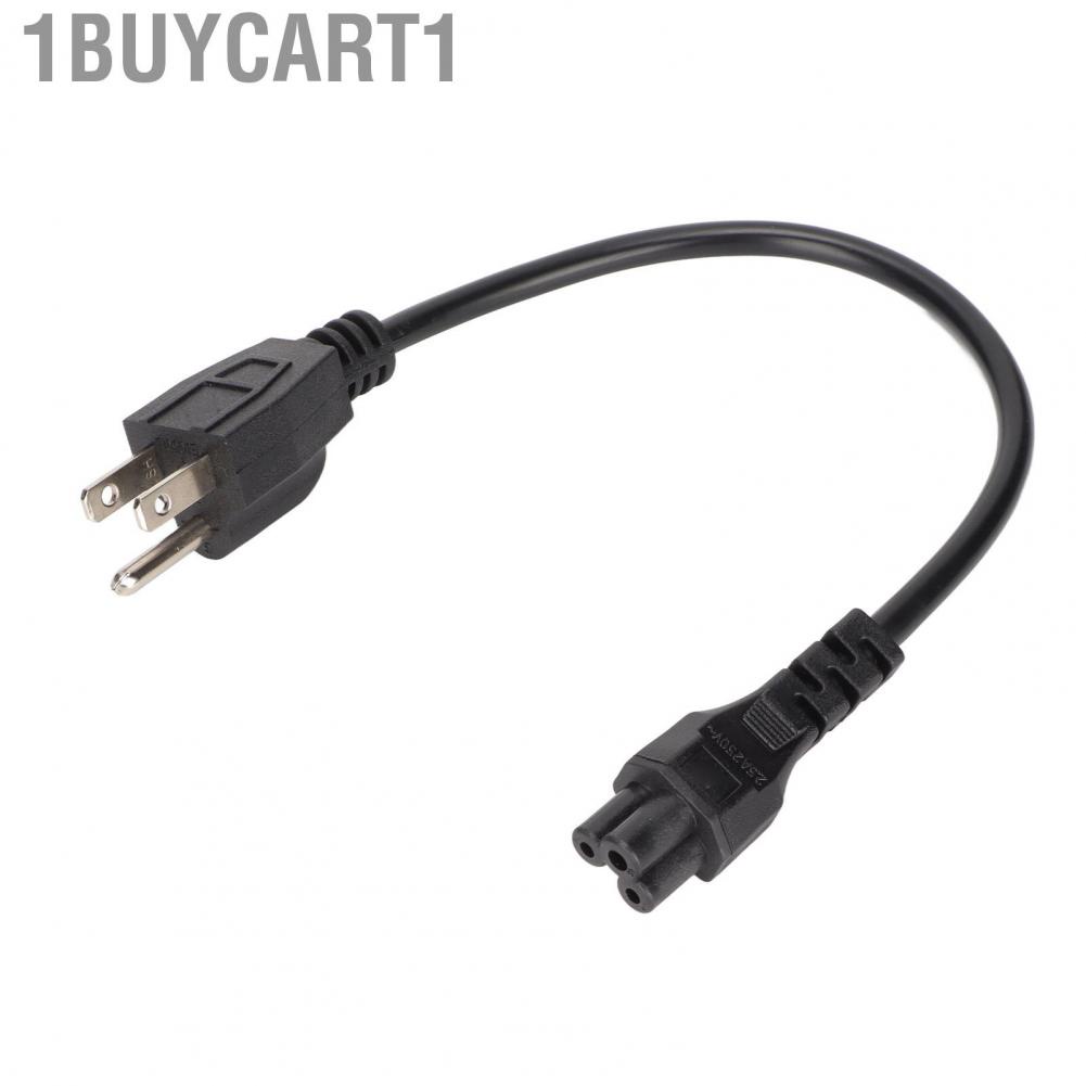1buycart1 5‑15P Male To IEC320 C5 Female Power Cord 18 AWG 0.3m AC Short DSO