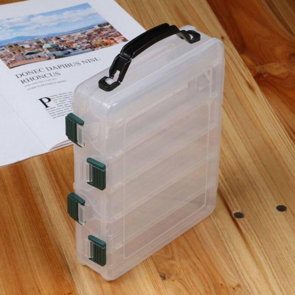 MUVAKO Hộp Đựng Mồi Câu Cá Bằng Nhựa Trong Suốt Chống Thấm Nước Ốp