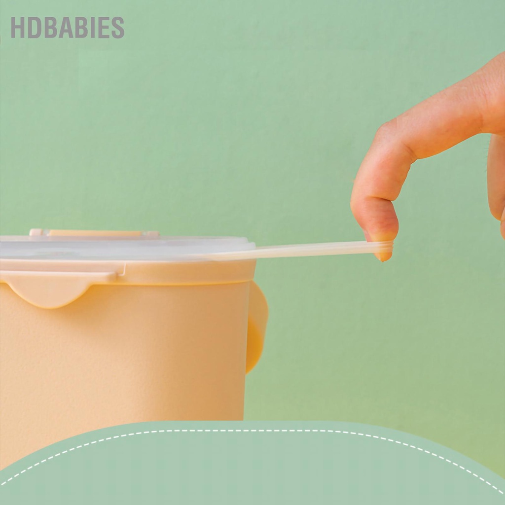 HDbabies Hộp đựng sữa bột cho bé đồ ăn nhẹ trái cây hoạt hình di động Vương miện dung tích lớn