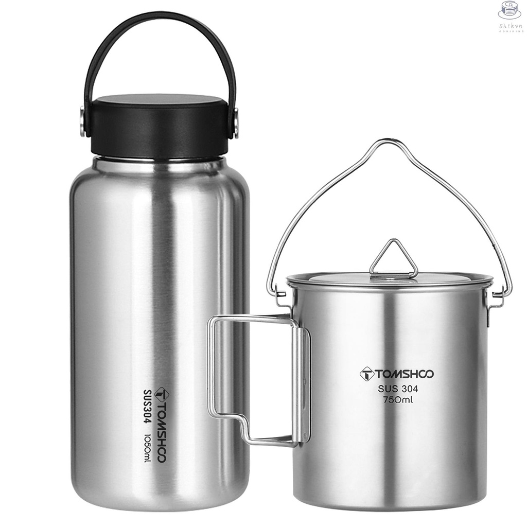 Bình Nước Thể Thao Bằng Thép Không Gỉ 1050ml 750ml Chất Lượng