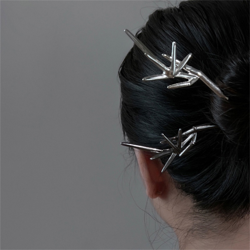 Trâm Cài Tóc Bằng Kim Loại Thiết Kế Mới Thời Trang Theo Phong Cách Trung Hoa