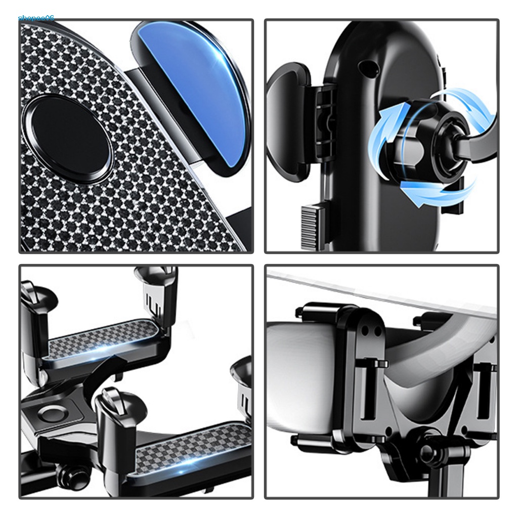 Giá Đỡ Điện Thoại Di Động PEMG ABS Xoay 360 Độ Có Thể Tháo Rời Cho Xe Hơi