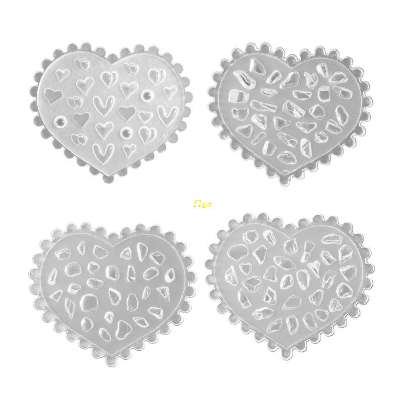 Set 4 Khuôn Silicone Làm Móng Nghệ Thuật 3D Dành Cho Nữ