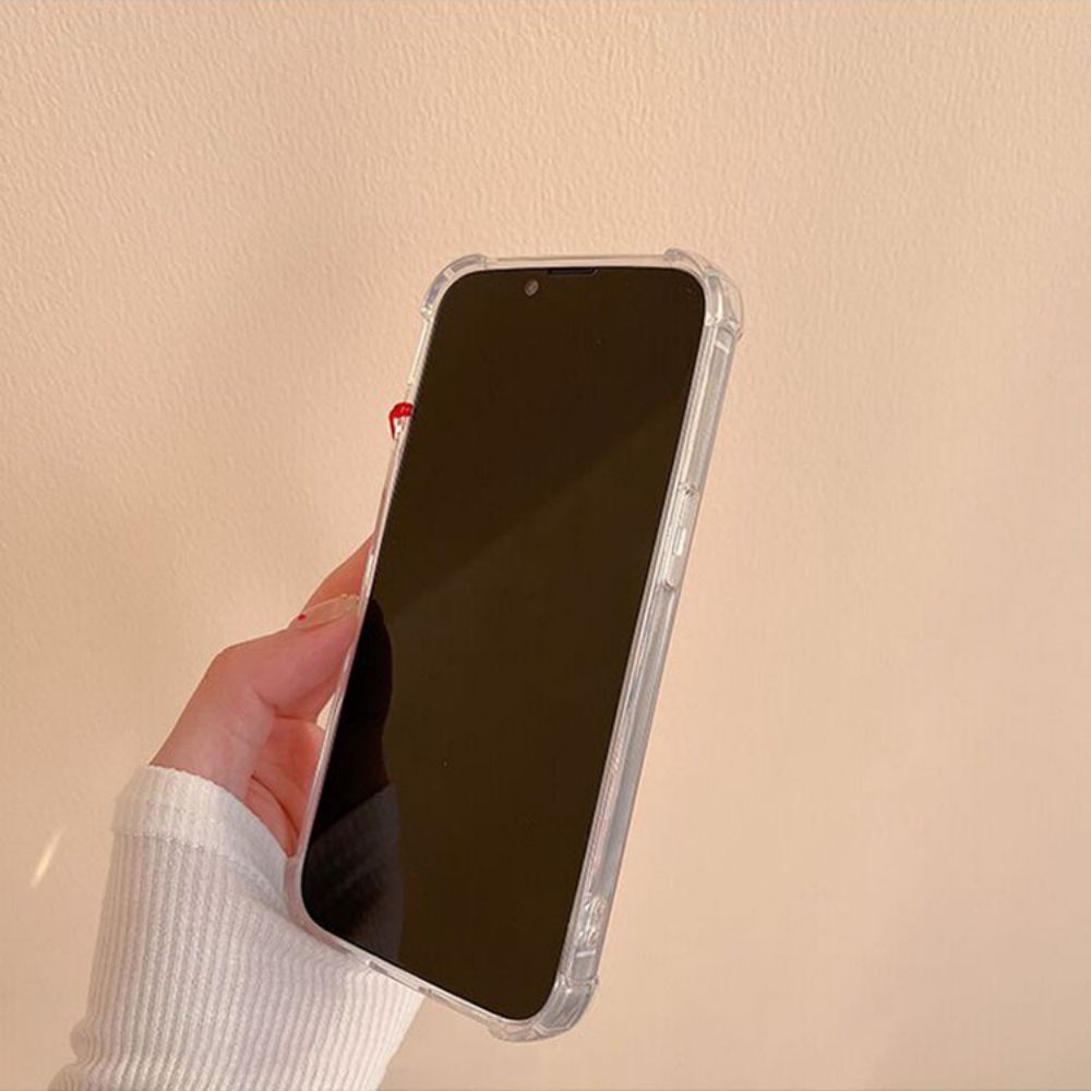 Ốp Điện Thoại TPU Mềm Chống Mồ Hôi Có Vòng Tay &amp; Gương Trang Điểm Cho IPhone 13 12 11 14 Pro Max XS XR 8 7 Plus