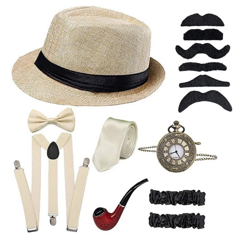 Cà Vạt Nơ Hóa Trang Halloween 1920s Cho Nam