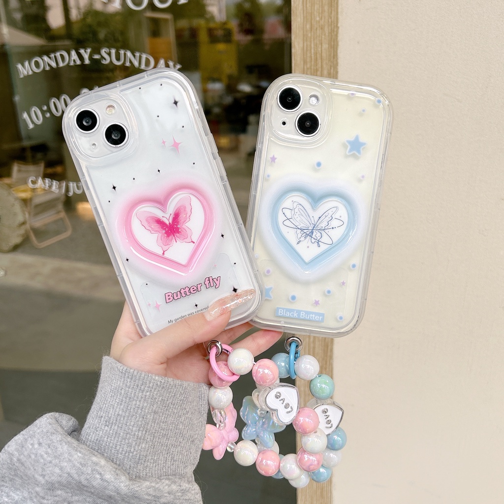 Ốp Lưng Họa Tiết Bướm Nhiều Mẫu Mã Cho Điện Thoại IPhone 14 Pro Max 13 Pro Max 12 Pro Max 11
