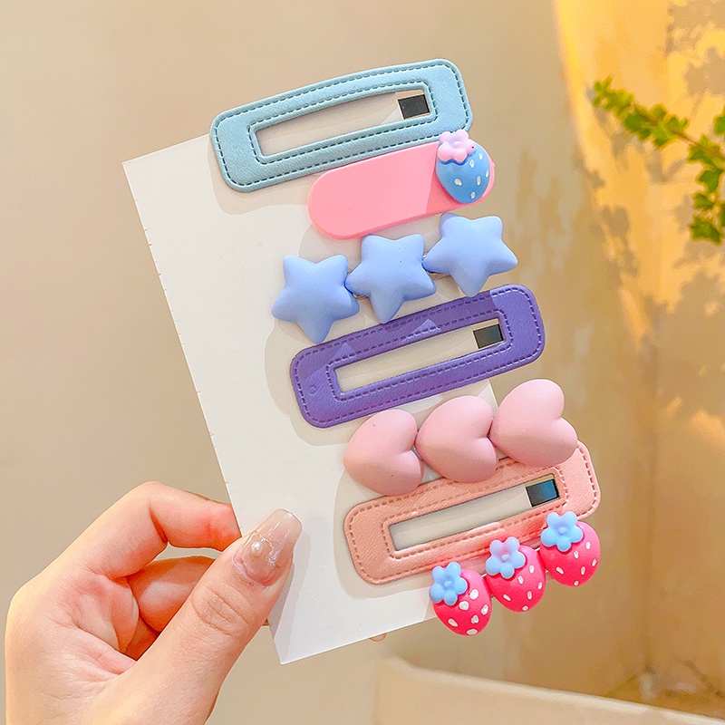 Kẹp Tóc Lượn Sóng Màu Sắc Kẹo Ngọt Xinh Xắn Cho Bé Gái