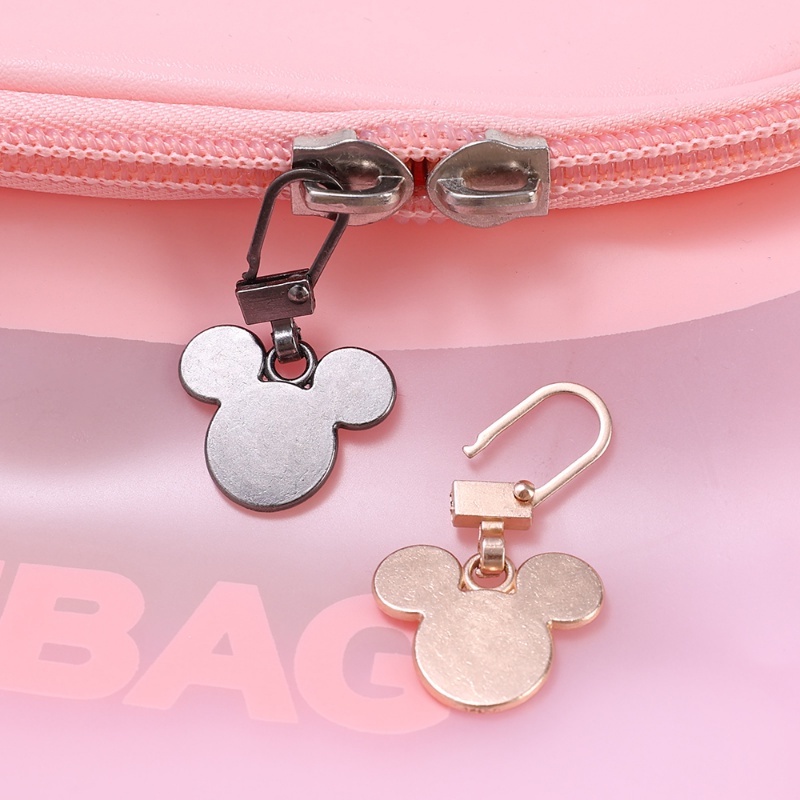 Phụ Kiện Khóa Kéo Có Thể Tháo Rời Thay Thế Đầu Chuột Mickey Cho Túi Xách