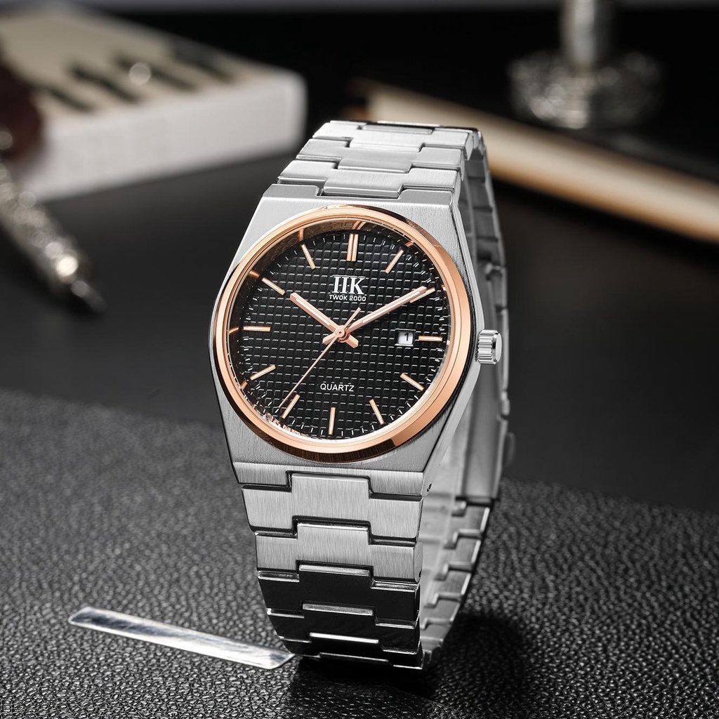 Đồng Hồ Quartz Nam Hiển Thị Ngày Iik 1380