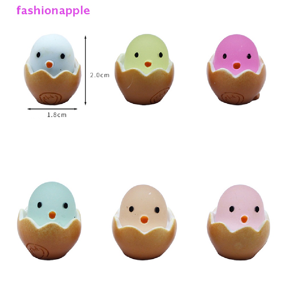 Bộ 2 Đồ Chơi Trang Trí Hình Gà Con Phát Sáng Trong Đêm