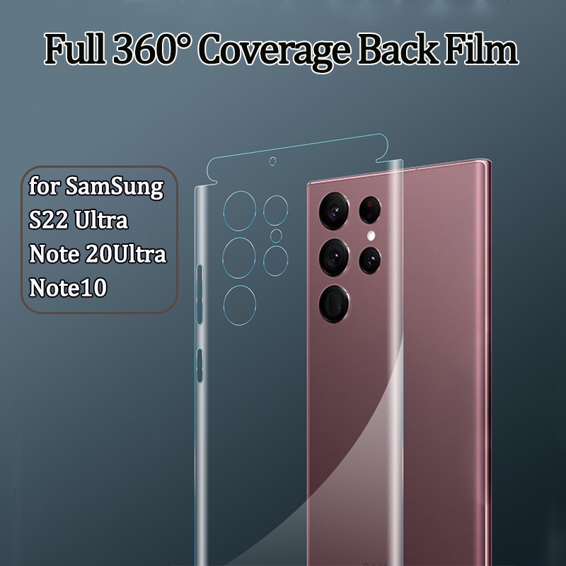 Miếng Dán Hydrogel Bảo Vệ Mặt Sau Cho Samsung S23 Ultra / S22 / Note 20Ultra / Note10 Samsung S23 / S22 / Note20 / Note10