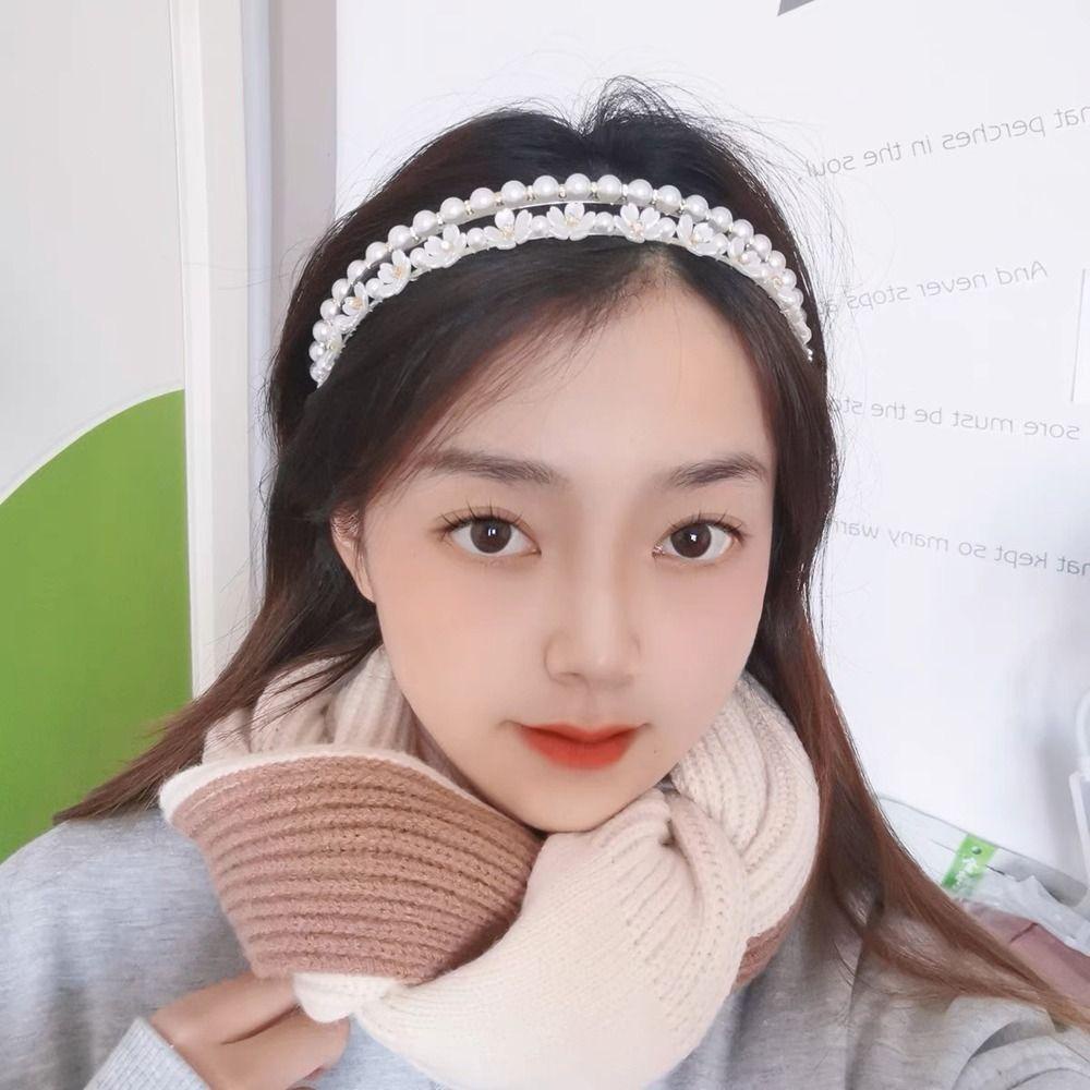 1 Băng Đô Hoa Chống Trượt Trang Trí Tóc Cô Dâu